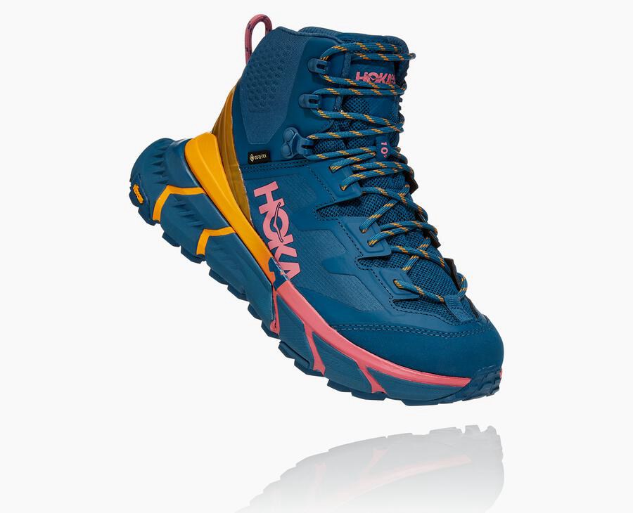 Hoka One One Hiking Boots Womens Blue - TenNine Hike GORE-TEX - 74568YXTS